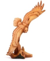   119521 (в уп.12шт.) - Фигурка декоративная "Орёл", размер: 20х11х24см., материал: полистоун.