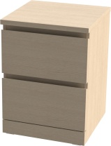 S00197 Варма 2 комод 40х54х40 шпон дуб, беленый