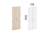 Альфа 64.58 Двери ЛДСП 5 секций с замком