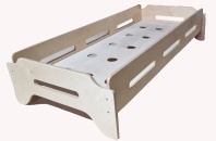   Кровать детская штабелируемая из фанеры 1400