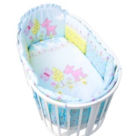  Комплект "Полянка", универсальный, голубой