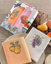 9203 Сал. METEOR  вафель. в короб. 40*60 (2 шт.) KANAVİÇE MEYVELI