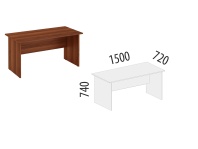 Альфа 62.10 Стол рабочий Альфа 62.10 Стол рабочий