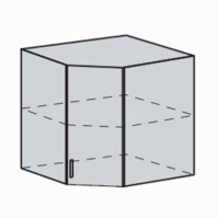 ЛДСП Угол верх 500*500  h720 