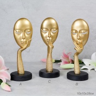   715900 (в уп.24шт.) - Статуэтка Маска 28см. / FM950A /, материал: полимер.										