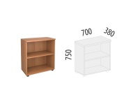 Рубин 42.32 Шкаф 2 секции Рубин 42.32 Шкаф 2 секции