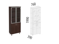 Лидер Престиж 83.23 Шкаф для сувениров Лидер Престиж 83.23 Шкаф для сувениров