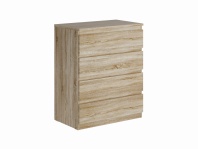 2.05.02.070.3 МАЛЬТА комод 4 ящика 80х99 сонома RU 2.05.02.070.3 МАЛЬТА комод 4 ящика 80х99 сонома RU