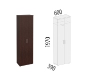 Цезарь 21.11 Шкаф для одежды Цезарь 21.11 Шкаф для одежды