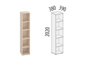 Альфа 63.65 Шкаф-пенал 5 секций 