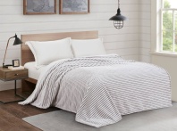 Плед ВЕЛСОФТ диз. 15-1905 Пыльный Лилу (полоса) (180х200)