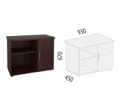 Цезарь 21.06 Тумба с дверкой с замком Цезарь 21.06 Тумба с дверкой с замком