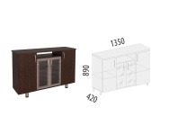 Лидер Престиж 83.22 Тумба многофункциональная Лидер Престиж 83.22 Тумба многофункциональная