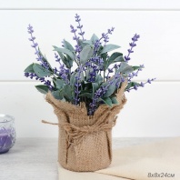   716110 (в уп.96шт.) - Цветочная композиция Лаванда , размер: 8х8х24шт