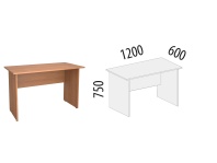 Рубин 42.43 Стол рабочий Рубин 42.43 Стол рабочий