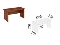 Альфа 62.22 Стол эргономичный левый Альфа 62.22 Стол эргономичный левый