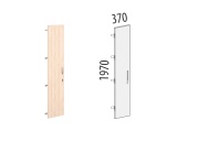 Альфа 63.67 Дверь ЛДСП 5 секций с замкомлевая