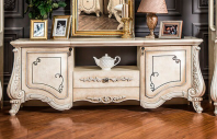 Марселла Комод (ТВ) из набора для гостиной  корень крем глянец Каталог с ценами МК Диол в Касимове