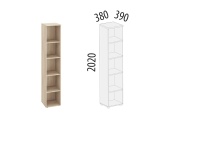 Альфа 64.65 Шкаф-пенал 5 секций 