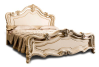 Кровать 1600*2000 из комплекта спальни Мона Лиза Люкс  крем