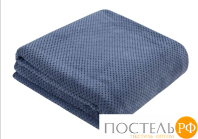 ПКЧм-200-220 Покрывало коралфлис жаккард Черное море №17-3915 200x220 см  gmg405788