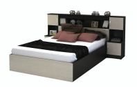 спальня БАСЯ кровать с прикроватным блоком (2352х1016х2232) КР 552