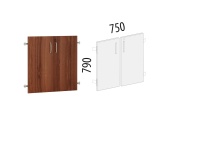 Альфа 62.59 Двери ЛДСП 2 секции с замком Альфа 62.59 Двери ЛДСП 2 секции с замком