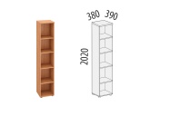 Альфа 61.65 Шкаф-пенал 5 секций 