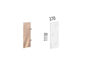 Рубин 40.81 Дверь стеклянная 3 секции лев/прав 