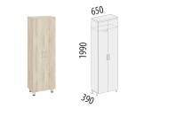 Лидер 84.11 Шкаф для одежды 