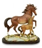   HS020352 (3) - Фигурка"Лошадь с жеребенком" 11,5"										