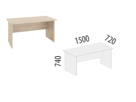 Альфа 64.10 Стол рабочий