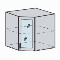 ЛДСП Угол верх с/с 550*550  h720 