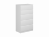 2.03.02.070.1 КАСТОР комод 5 ящиков белый