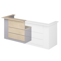 Ресепшн ПРОФИТ модуль стойки правый 2374