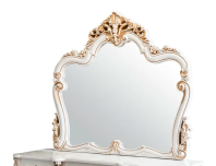 Зеркало из комплекта спальни Флоренция белый перламутр глянец